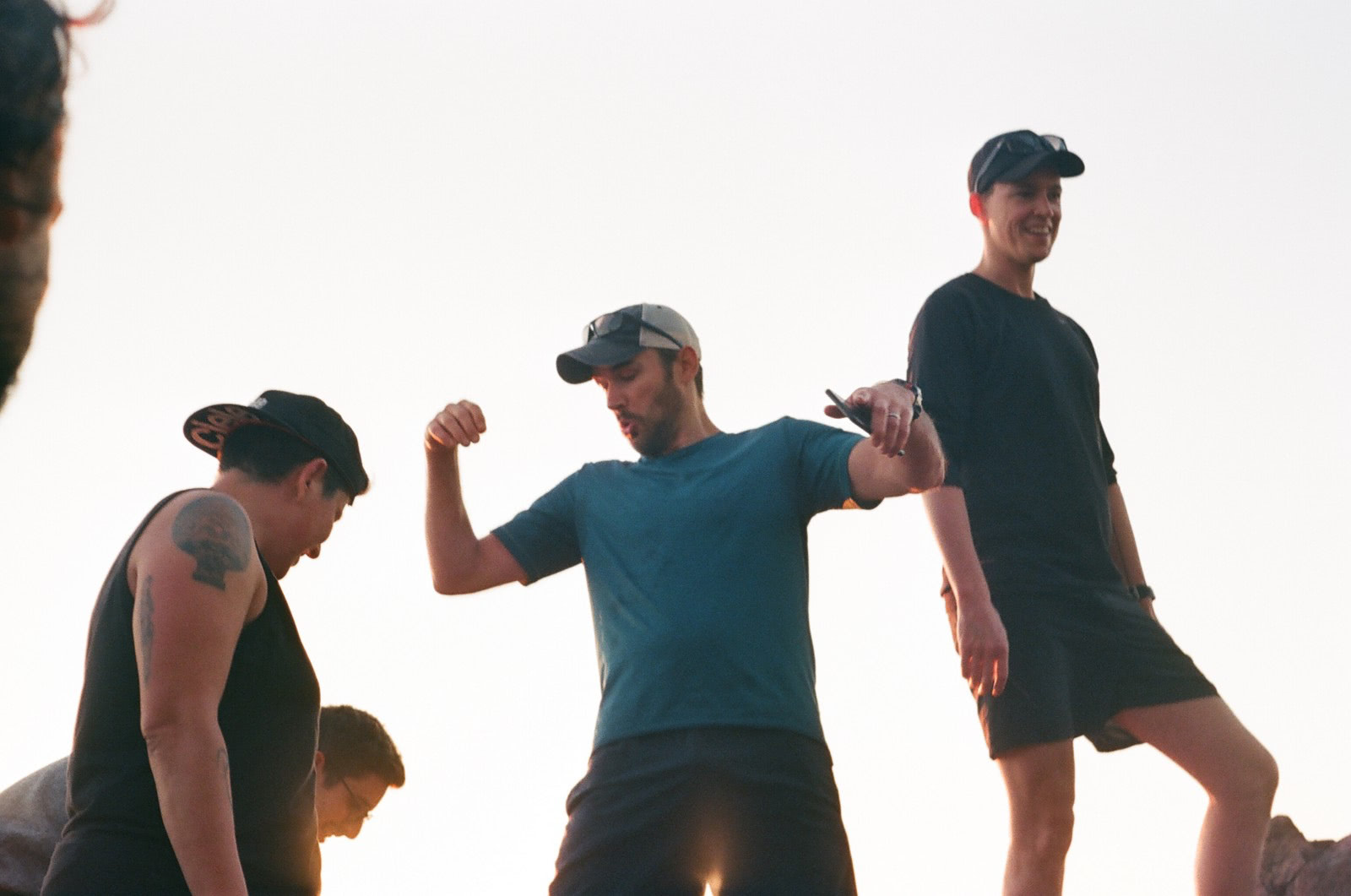 Team morning hike