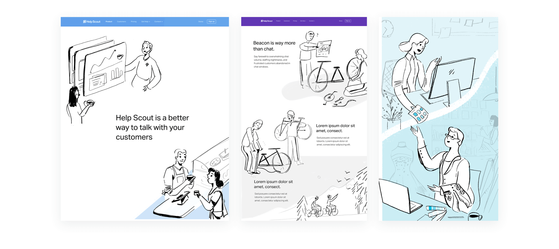 webpage sketches
