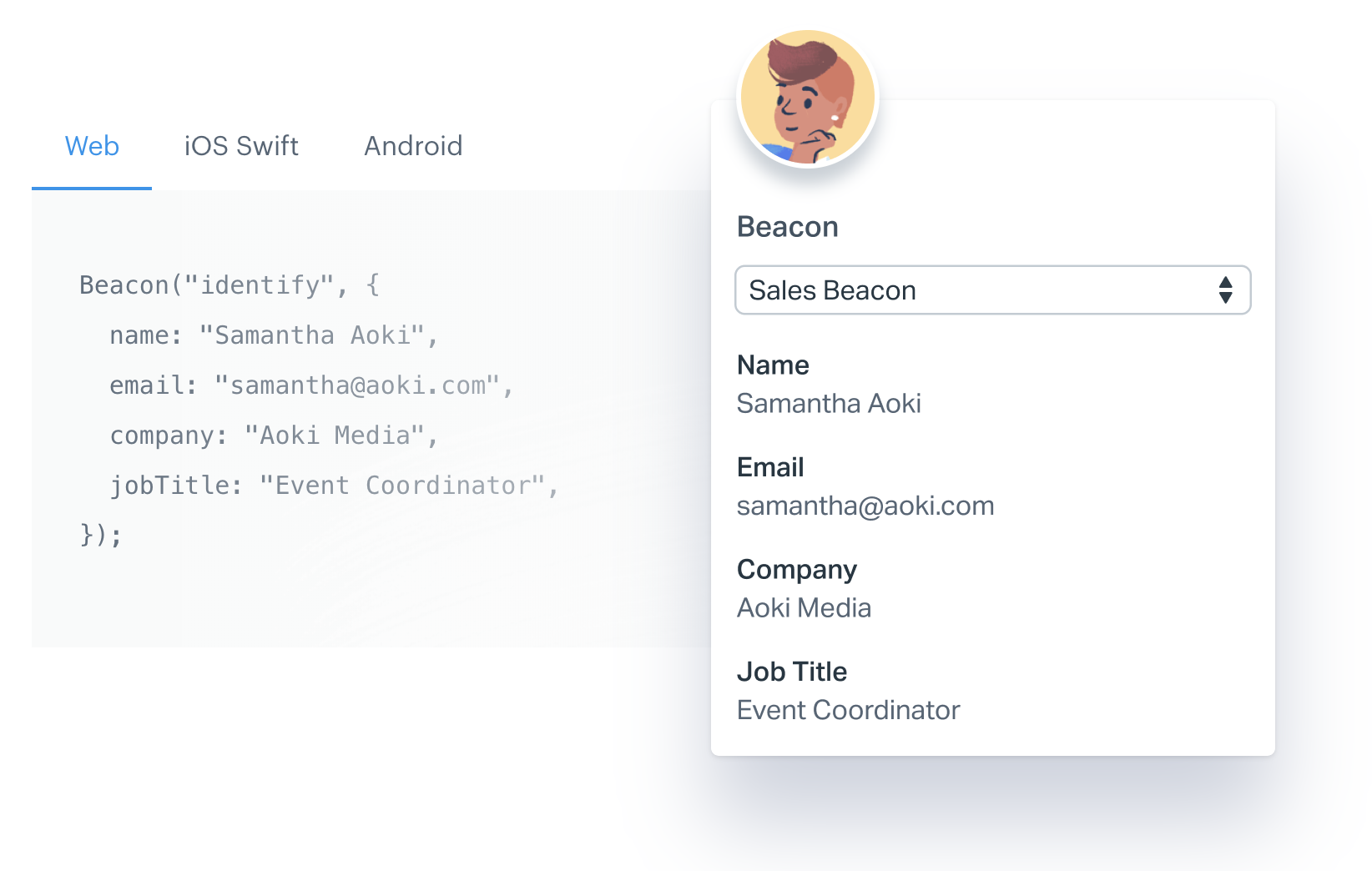 Beacon JavaScript snippet